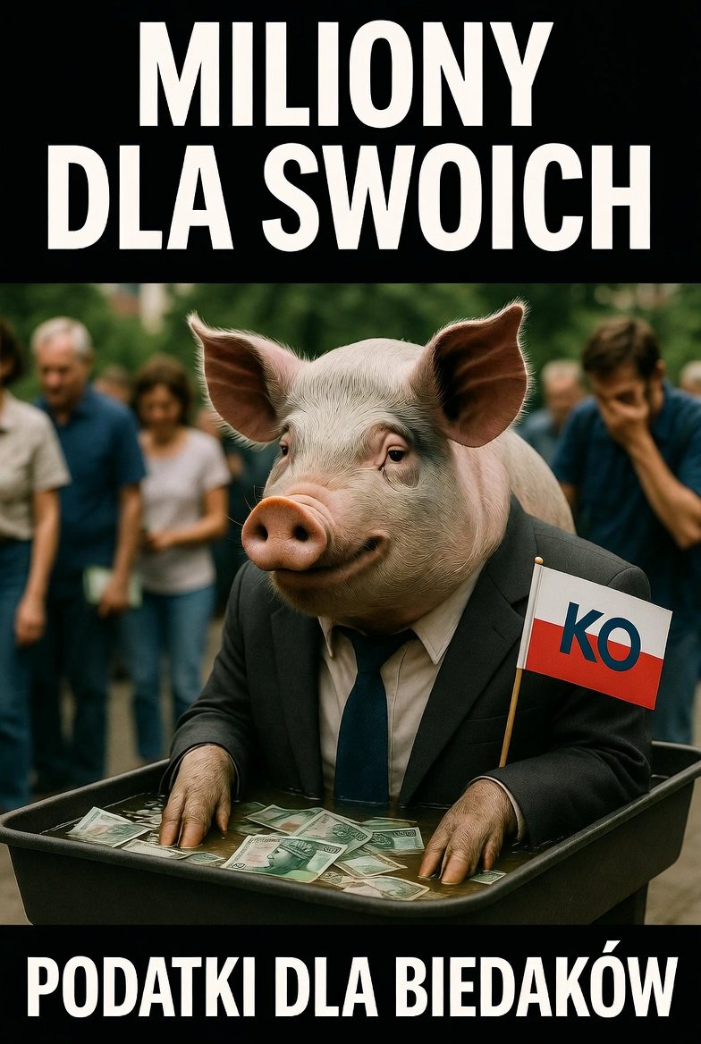 logicznyX's tweet photo. Miliony dla swoich, podatki dla biedaków.
Szpitale w długach, pacjenci w kolejkach, a działacze i lekarze KO robią fortuny na publicznych pieniądzach.
Obiecywali sprawiedliwość. Dostaliśmy klasyczne koryto dla elity.
Zwykły Polak haruje i płaci. Oni zbierają.
Jak długo jeszcze? https://t.co/TW1l03QYX6
