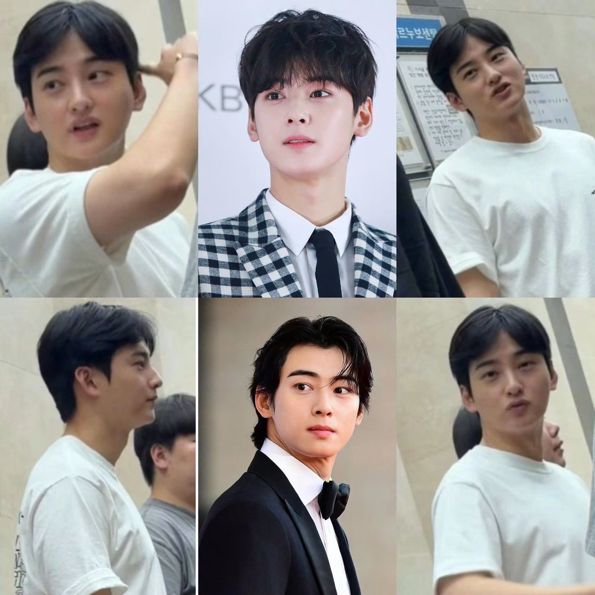 Kpopstyles01's tweet photo. Do they look alike? 👀
Fans are comparing him to Cha Eun-woo after a post claimed his younger brother, Lee Dong Hwi, was spotted in Myeongdong today 

Many say he shares Eun-woo’s soft features and clean visuals, but with a slightly different, more youthful vibe 🌸✨

#CHAEUNWOO https://t.co/COUjm0kNpr