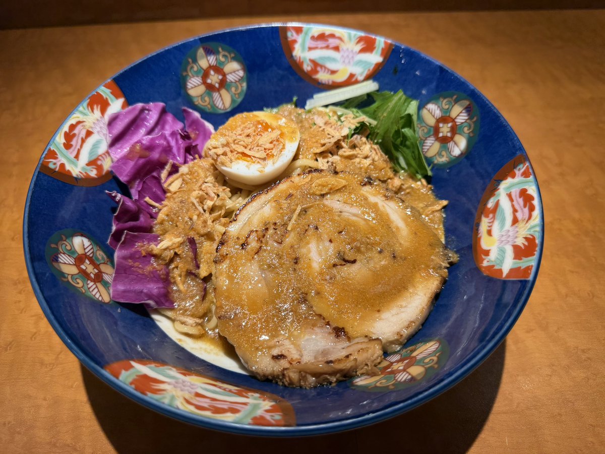 jingix's tweet photo. この前食べたまぜそば美味しかった https://t.co/ht91CQWa2L