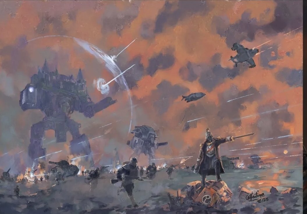40kWorldview's tweet photo. "Impression, rising of the Imperium"
   by mr_coffee_time https://t.co/TMnlT2GS17