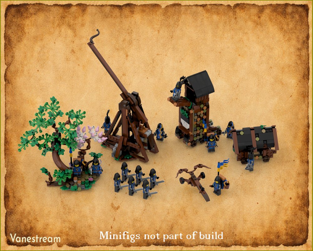 Rebrickable's tweet photo. Turn your Bonsai Tree into the Medieval Siege Engines by Vanestream #MOC-265224 #lego #rebrickable #legomoc #alternatebuild https://t.co/NZwzo576qc