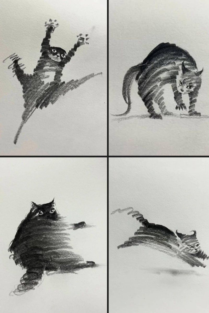 RaminNasibov's tweet photo. Cats by Shou Xin https://t.co/dJ3TGIGSbJ