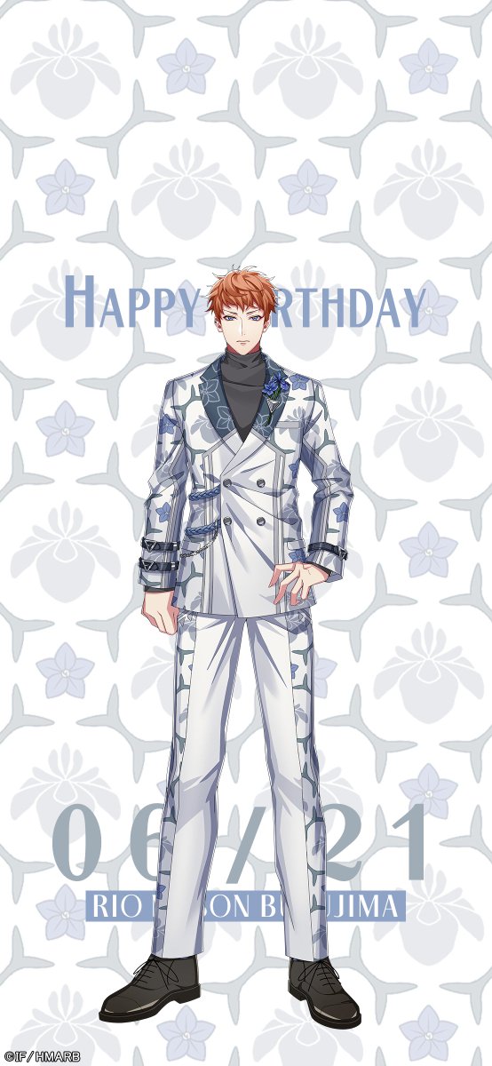 hypnosismic_arb's tweet photo. //////////💐//////////
 毒島 メイソン 理鶯
　　 BIRTHDAY
　　　　 壁紙配布
//////////💐//////////

6/21(日)は #CrazyM_Birthday🎂

#毒島メイソン理鶯 の誕生日を記念して…🎉
スマートフォン用壁紙📱をプレゼント🎁✨
ぜひご利用ください🌼

#ヒプマイ #ヒプマイARB https://t.co/X7ceafOs8B
