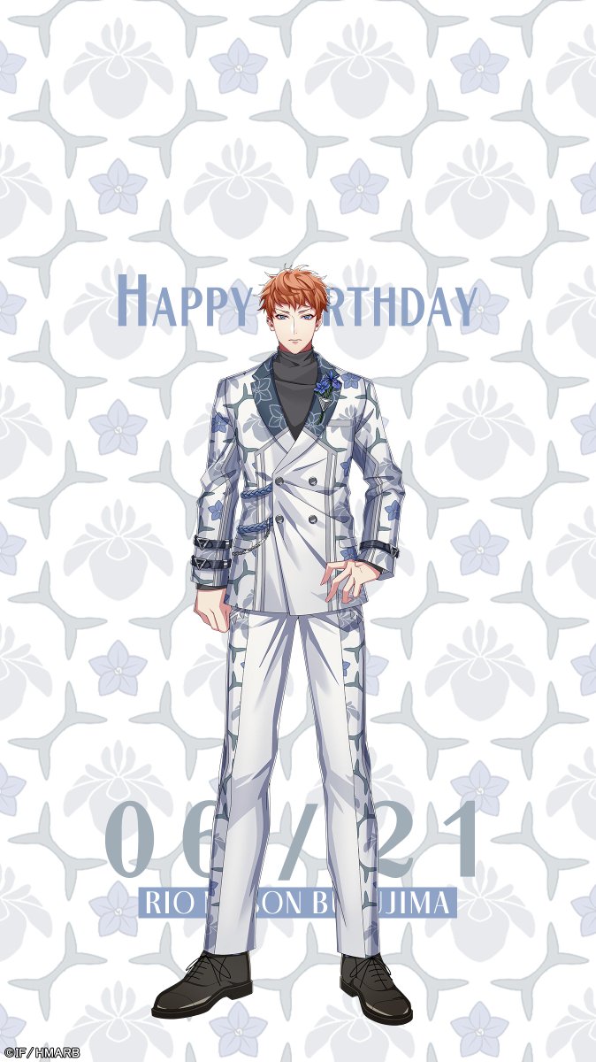 hypnosismic_arb's tweet photo. //////////💐//////////
 毒島 メイソン 理鶯
　　 BIRTHDAY
　　　　 壁紙配布
//////////💐//////////

6/21(日)は #CrazyM_Birthday🎂

#毒島メイソン理鶯 の誕生日を記念して…🎉
スマートフォン用壁紙📱をプレゼント🎁✨
ぜひご利用ください🌼

#ヒプマイ #ヒプマイARB https://t.co/X7ceafOs8B