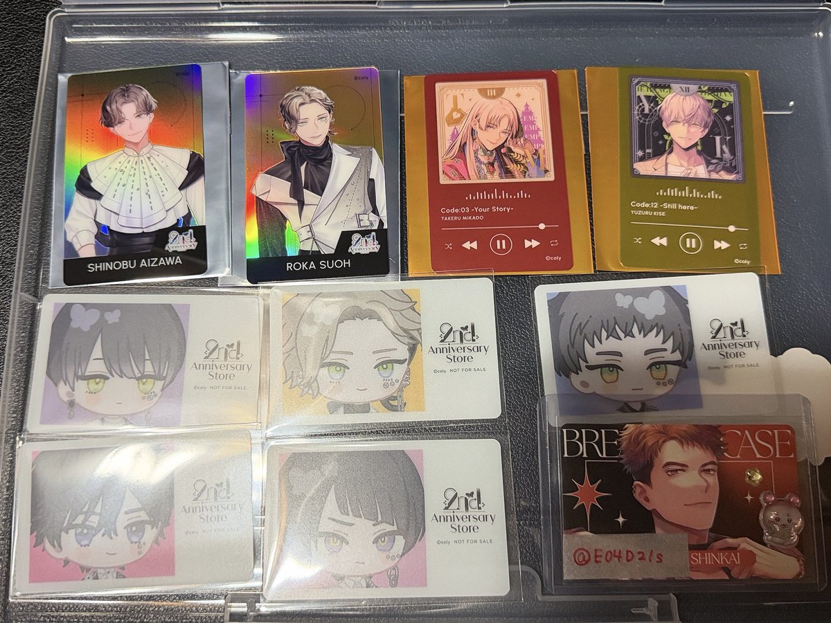 E04D21s's tweet photo. 【交換】ブレイクマイケース ブレマイ 2周年 マルイ

譲　画像参照 
オーロラカード　相沢　須王
パソソンカード　御門　城瀬
クリア色紙　宇京
パソソンリアルフォト　皇坂
ミニアクスタ　立科
後半特典　宇京　綾戸　須王　麻波　神家

求
同種新開

郵送希望
お気軽にお声がけください https://t.co/TOsjVd1kJL