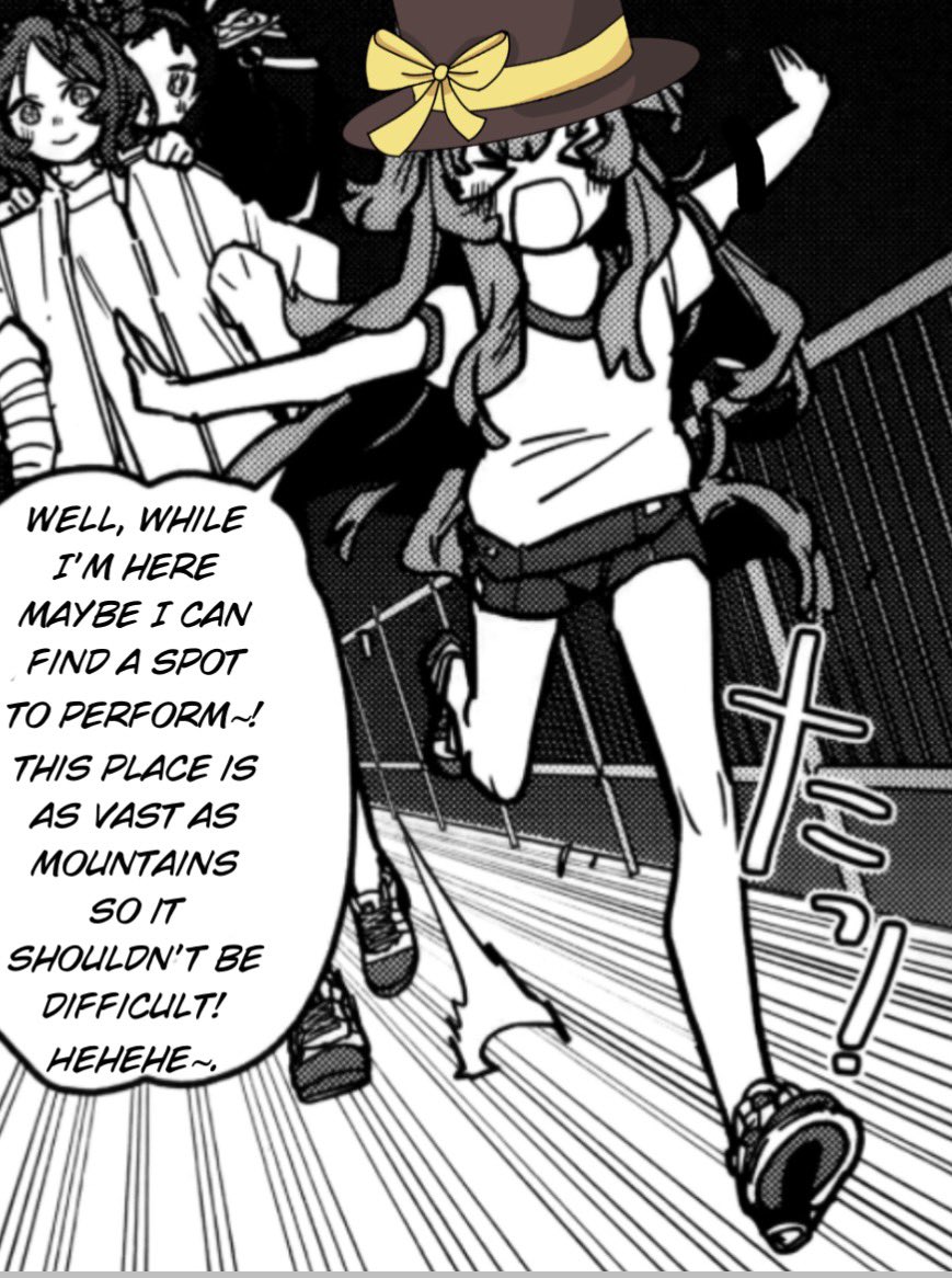 MayanoTopStar24's tweet photo. *The performer then eagerly ran inside the walls of the city! Perhaps she could perform here while she waits for everyone to prepare themselves! Or maybe just do some exploring in general~.*

3/4 https://t.co/dVxwMumxKH