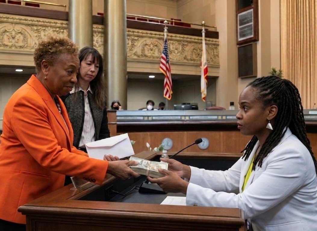 OakPowerGrab's tweet photo. On June 16, Oakland Mayor Barbara Lee used her tie-breaking vote to force a ballot measure onto November’s ballot that does two things at once:

It gives her unilateral veto power over the budget and legislation.

And it quietly bribes City Councilmembers with massive pay raises in exchange for their support.

This wasn’t reform. It was a transaction.

The measure requires councilmembers to work full-time and bans outside employment. Then it hands the Public Ethics Commission the power to benchmark their salaries against “comparable” full-time cities like Los Angeles — where council pay already exceeds $245,000. That’s a potential 125% raise from the current ~$114k. Total compensation with benefits could push past $300k.

They wrote the rules so the only way councilmembers get the big paycheck is if they vote to hand the Mayor line-item veto power and turn themselves into a reactive oversight body with no real budget authority. If she keeps just three loyal votes on the council, she becomes a functional dictator over spending in every neighborhood.

This is the deal.

Her hand-picked Charter Reform Working Group — the same one that suppressed the cleaner, less corrupt Council-Manager alternative — delivered exactly what she wanted. Four councilmembers had the courage to vote against putting it on the ballot. She overrode them with her tie-breaker to ram through her own power expansion.

While Oakland voters were rejecting her $192 parcel tax Measure E in June because they no longer trust City Hall with money, she was engineering a permanent pay hike for politicians and a structural power grab that lets one person defund district projects at will.

This isn’t about fixing government. It’s about consolidating it.

Barbara Lee has spent months talking about “accountability.” What she actually delivered is a system where the Mayor writes the budget, vetoes legislation, and controls the administrative apparatus — while the people who are supposed to check her power get financially incentivized to look the other way.

The same Mayor whose private fundraising from contractors and interests doing business with the city already raises conflict questions now wants even more unchecked authority over those same contracts and budgets.

Oakland doesn’t have a structure problem. It has a leadership and trust problem. Voters just proved they won’t keep writing blank checks for failing services. So instead of fixing the services, City Hall rewrote the rules to give itself more power and more money.