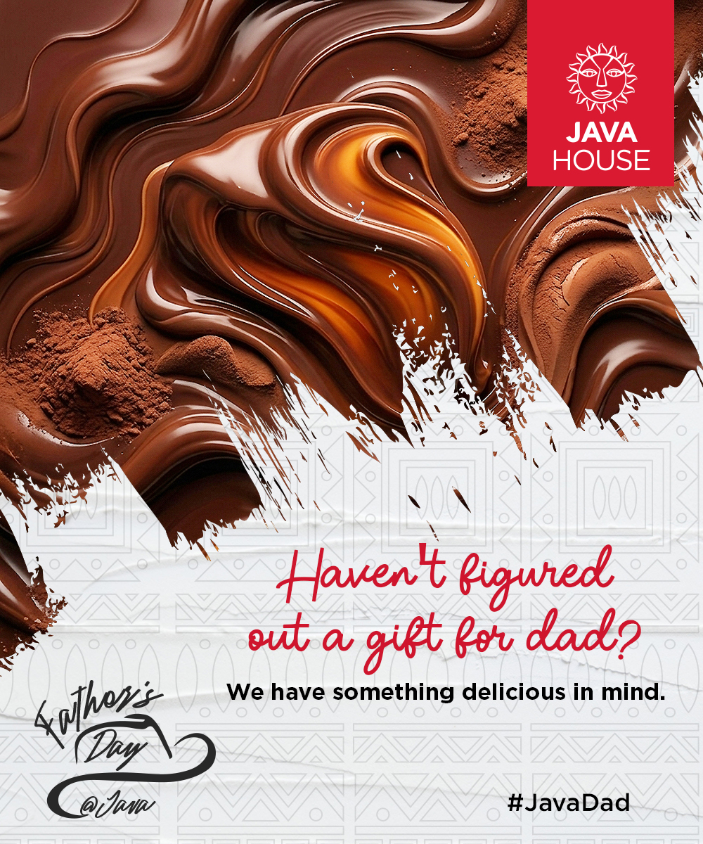 javahouseafrica's tweet photo. He's always been the first to share. This Father's Day, we're giving you a reason to do the same. Stay tuned for a delicious way to celebrate the man who's always been there. Dad's love is quiet love. Love him loudly with something delicious. Stay tuned. #JavaDad #FathersDay https://t.co/Prk8SejzDB
