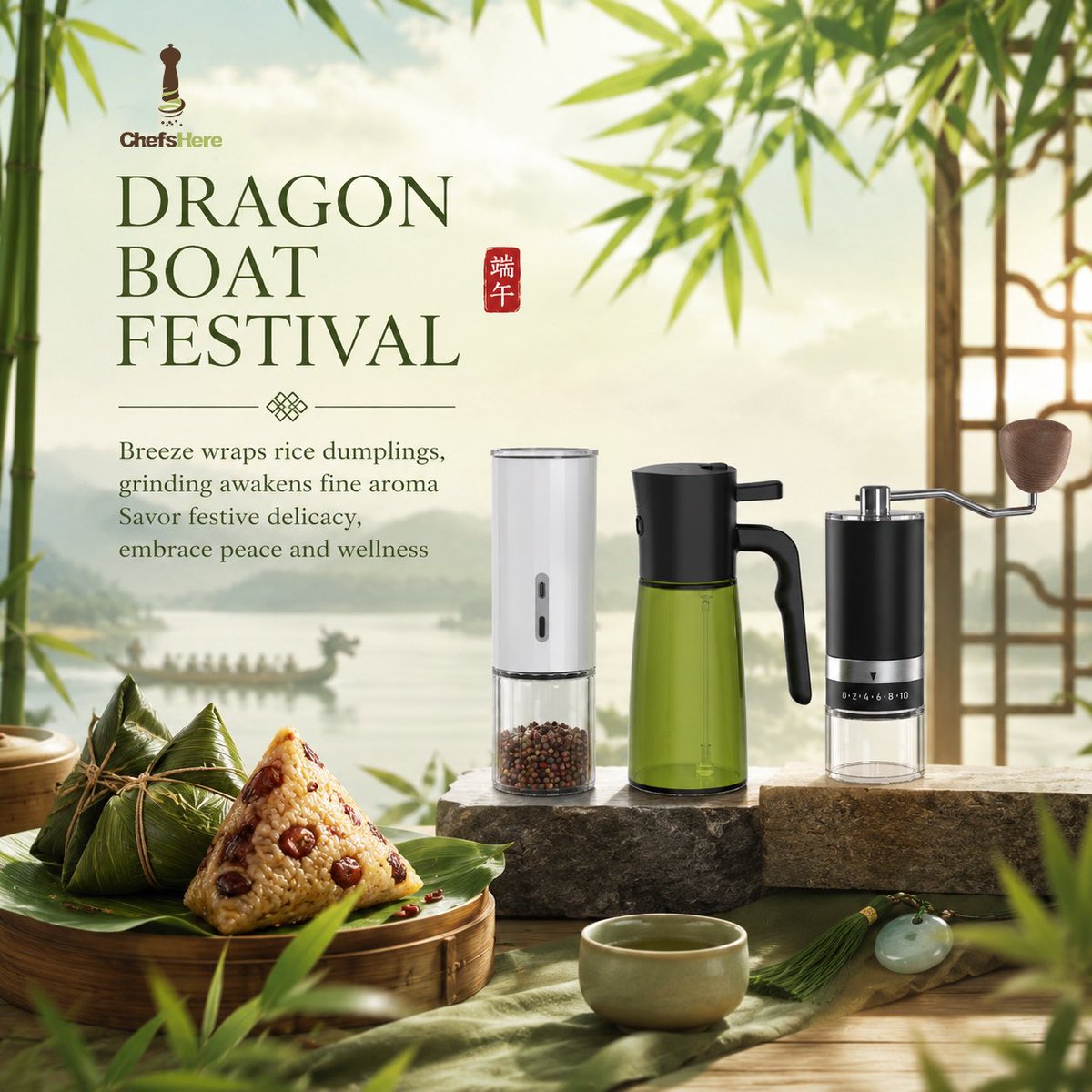 Chefshere1997's tweet photo. Celebrating tradition, flavor, and togetherness.
Wishing you a wonderful Dragon Boat Festival filled with happiness and great food. 🐉

#DragonBoatFestival #Chefshere #Cooking #KitchenLife https://t.co/bghf0hk3iZ