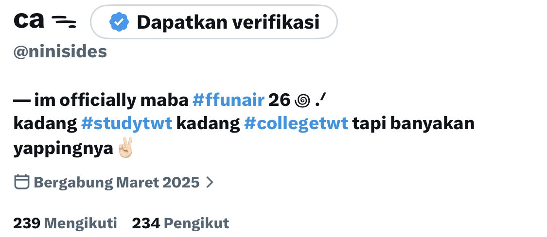ca ᯓ tweet media