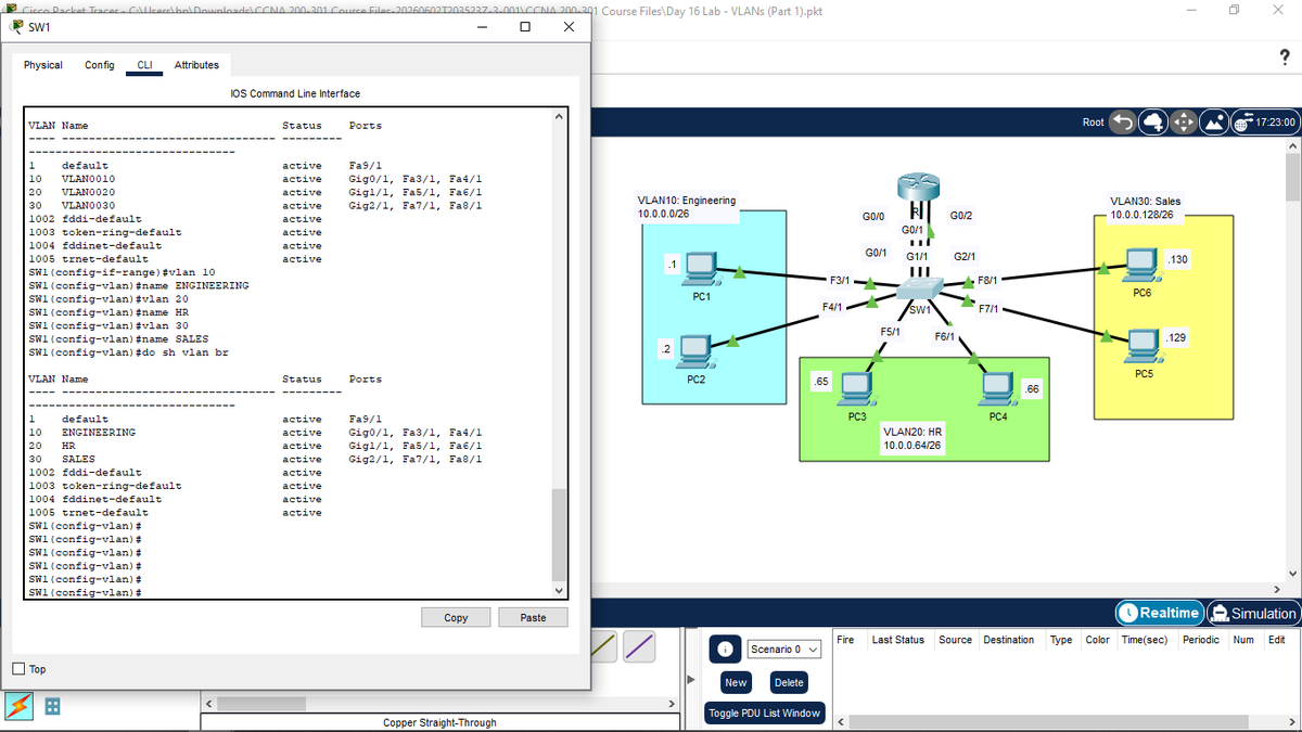 kj0sh_'s tweet photo. Day 16 of taking Jeremy's IT Lab CCNA course. https://t.co/DHXOZzUa25