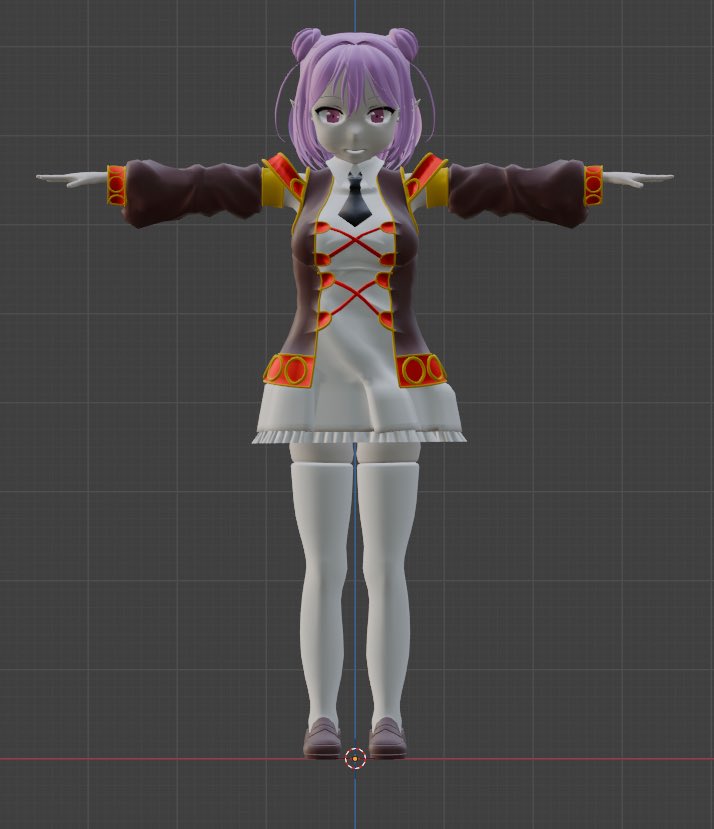 nick_name_beat's tweet photo. wip
VRChatのパブリックアバターとして使える、ヴァレリアの3Dモデルをblenderにて作成中(色は仮置きしてます)

完成すれば以前作ったあいミスワールドに飾っておく予定です
#あいミス https://t.co/xUeysOumsv