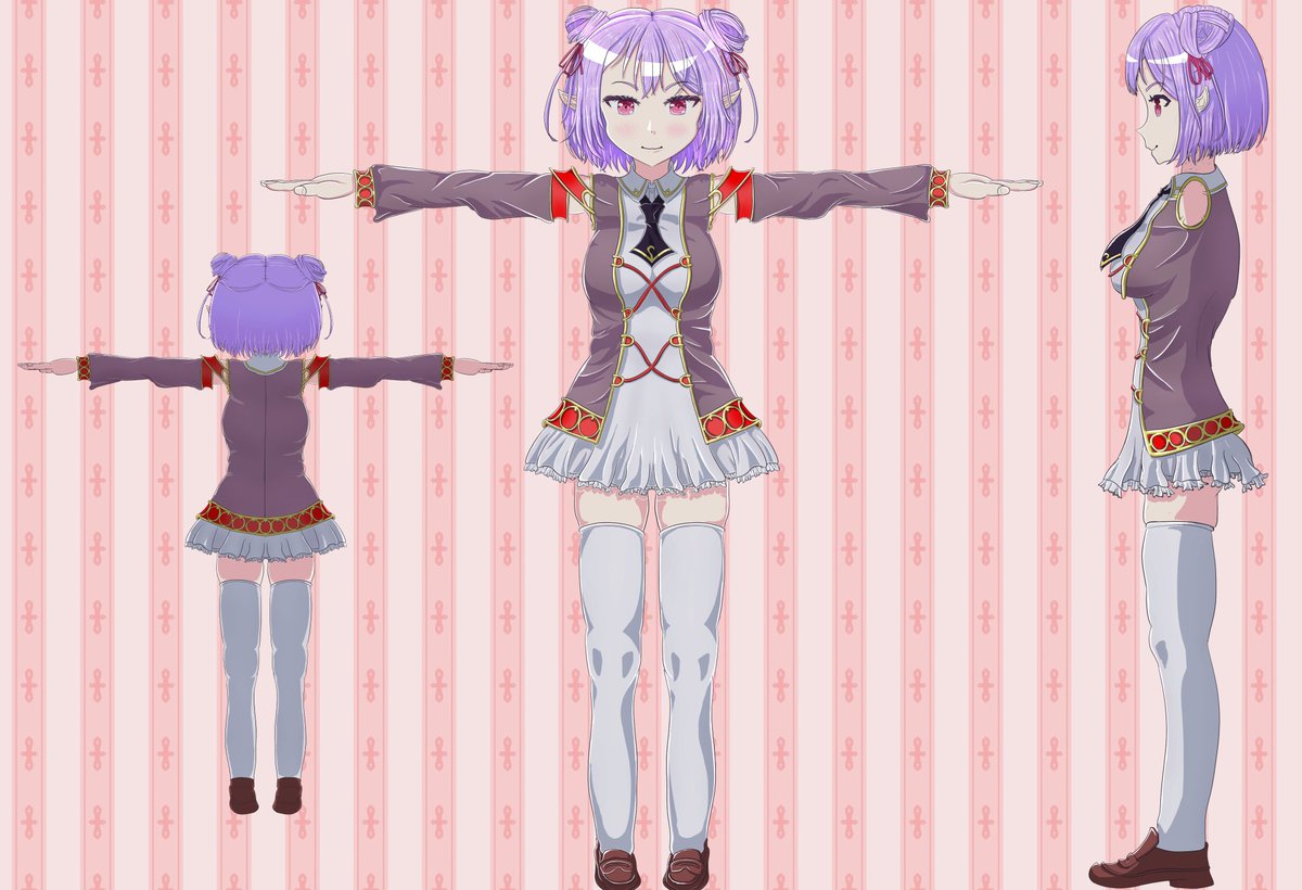 nick_name_beat's tweet photo. wip
VRChatのパブリックアバターとして使える、ヴァレリアの3Dモデルをblenderにて作成中(色は仮置きしてます)

完成すれば以前作ったあいミスワールドに飾っておく予定です
#あいミス https://t.co/xUeysOumsv