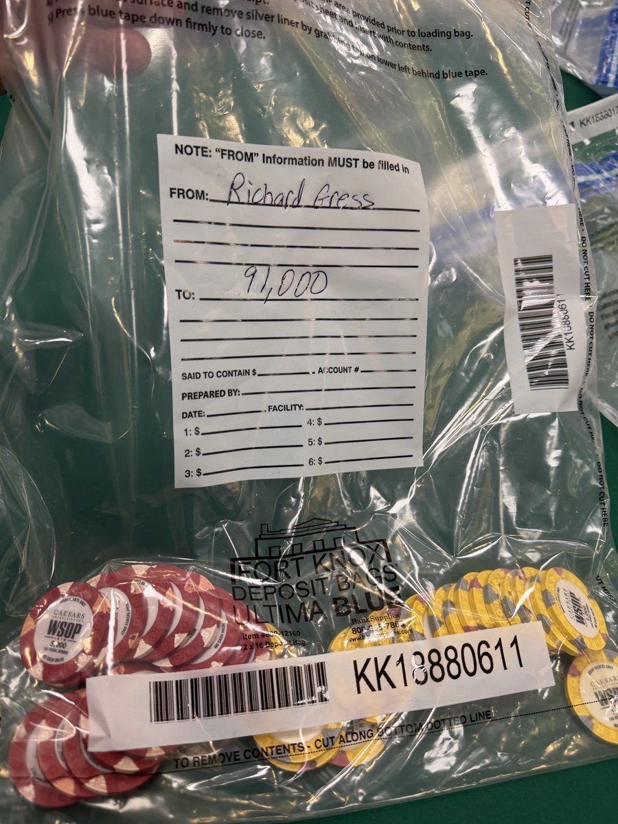 RichardGress4's tweet photo. Bagging 91k in Million Maker and on to day 2 tomorrow! #LFG https://t.co/yg0uHWgFrO