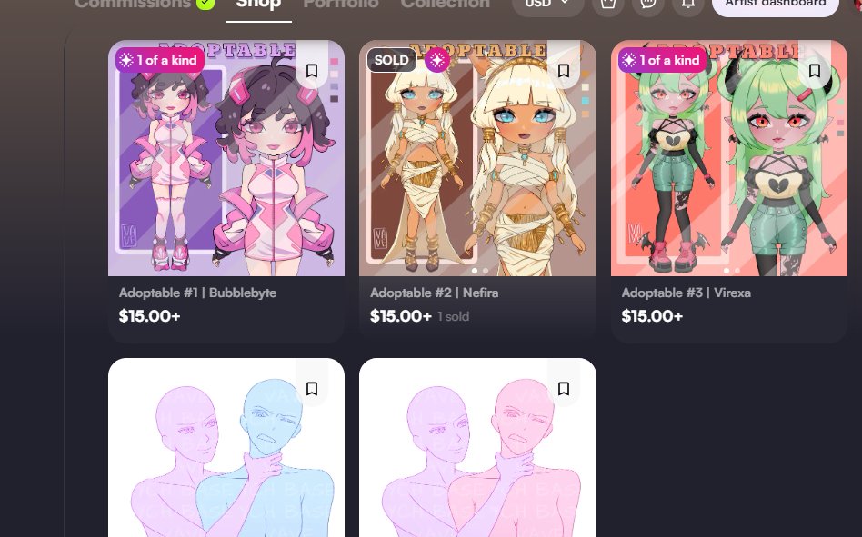 VaveDrawz's tweet photo. Trying to get a VGen star so I'm actually discoverable there — any tips from artists who've made it work?

Also got 2 adoptables and YCH poses in my shop, Plz help me spread this 🫶 https://t.co/L30xnsDkwu