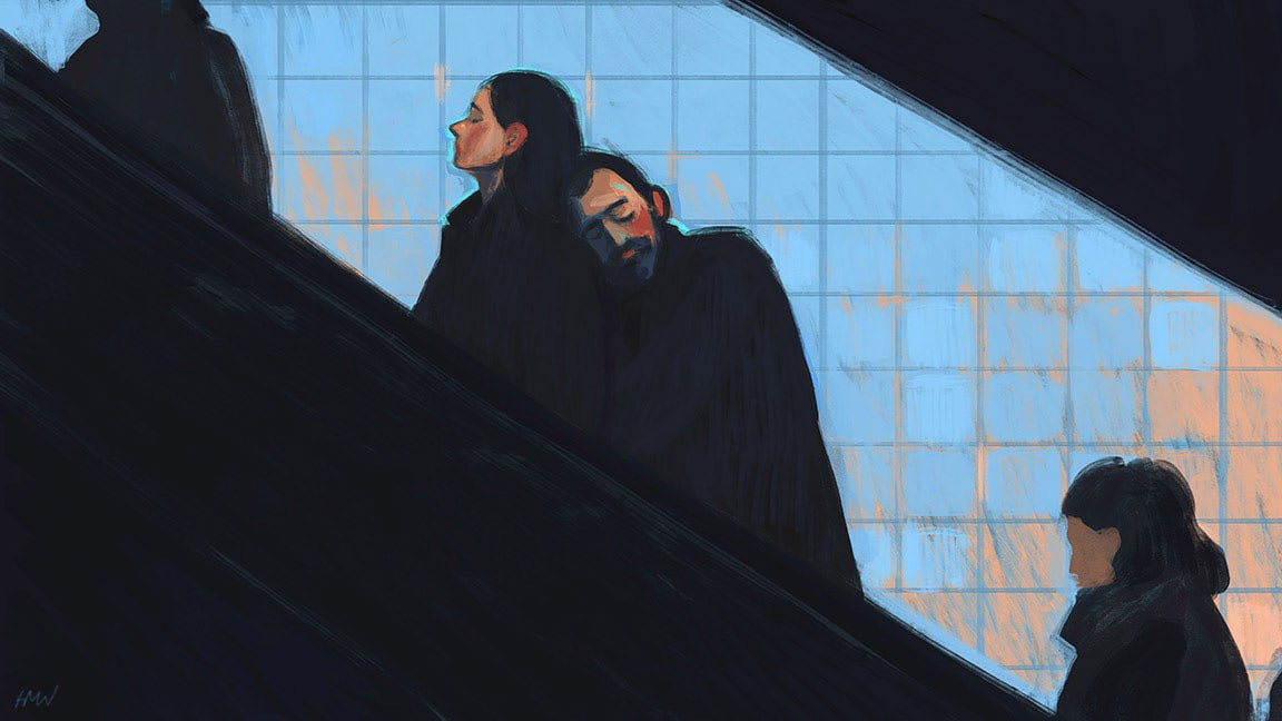 zoboho00's tweet photo. Couple on the escalator
Holly Warburton
2019

#ART https://t.co/IekopkbqCQ