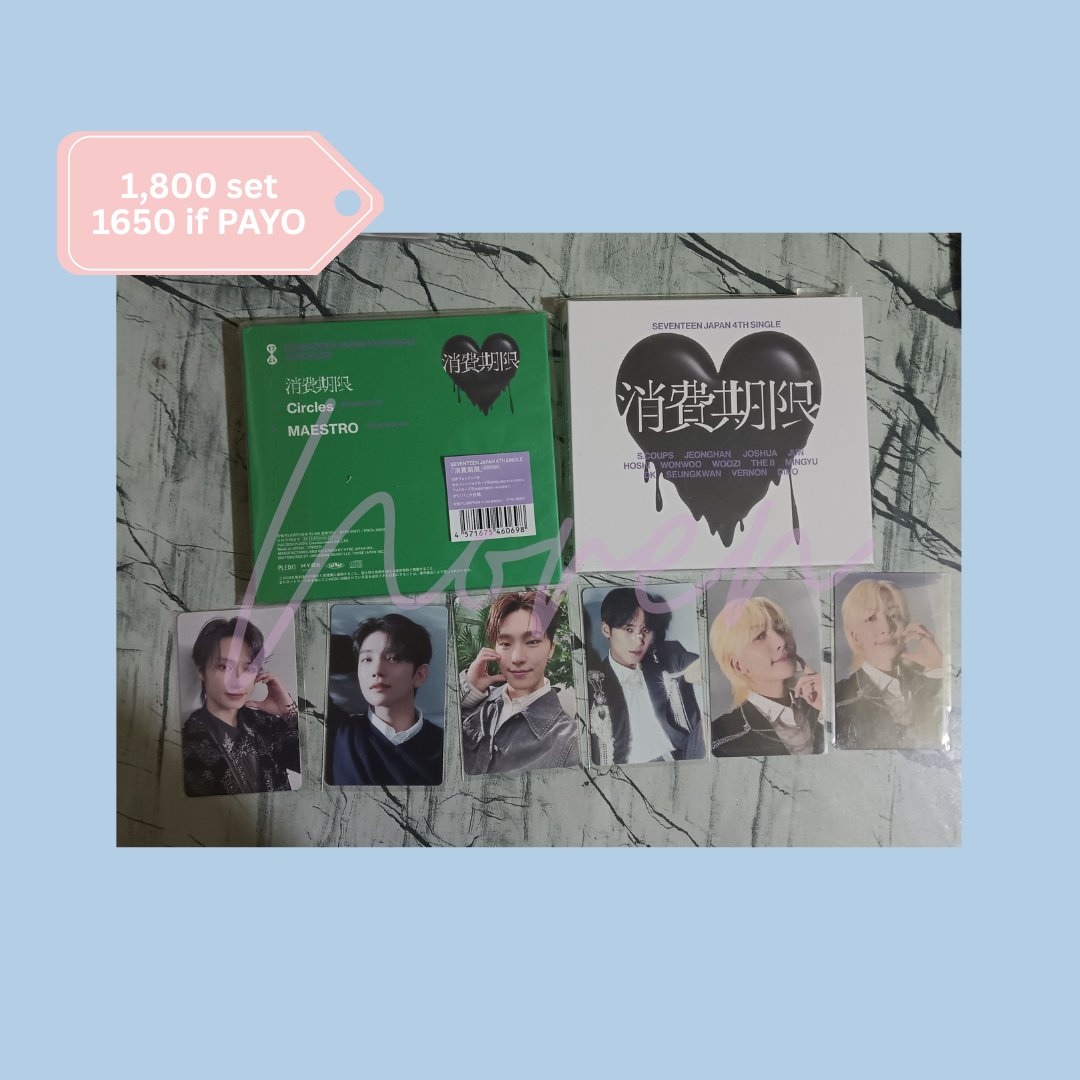 blvejj's tweet photo. WTS LFB Seventeen SVT

Unsealed Shohikigen with POB (Lim A + Lim B) – ₱1,800 | ₱1,600 PAYO

PAYO or 3-day DOP
Loc: Bulacan

+ scoups cheol jeonghan joshua jisoo shua jun junhui hoshi wonwoo woozi uji the8 minghao hao mingyu gyu dk dokyeom seokmin seungkwan kwannie https://t.co/E1d946dcCq