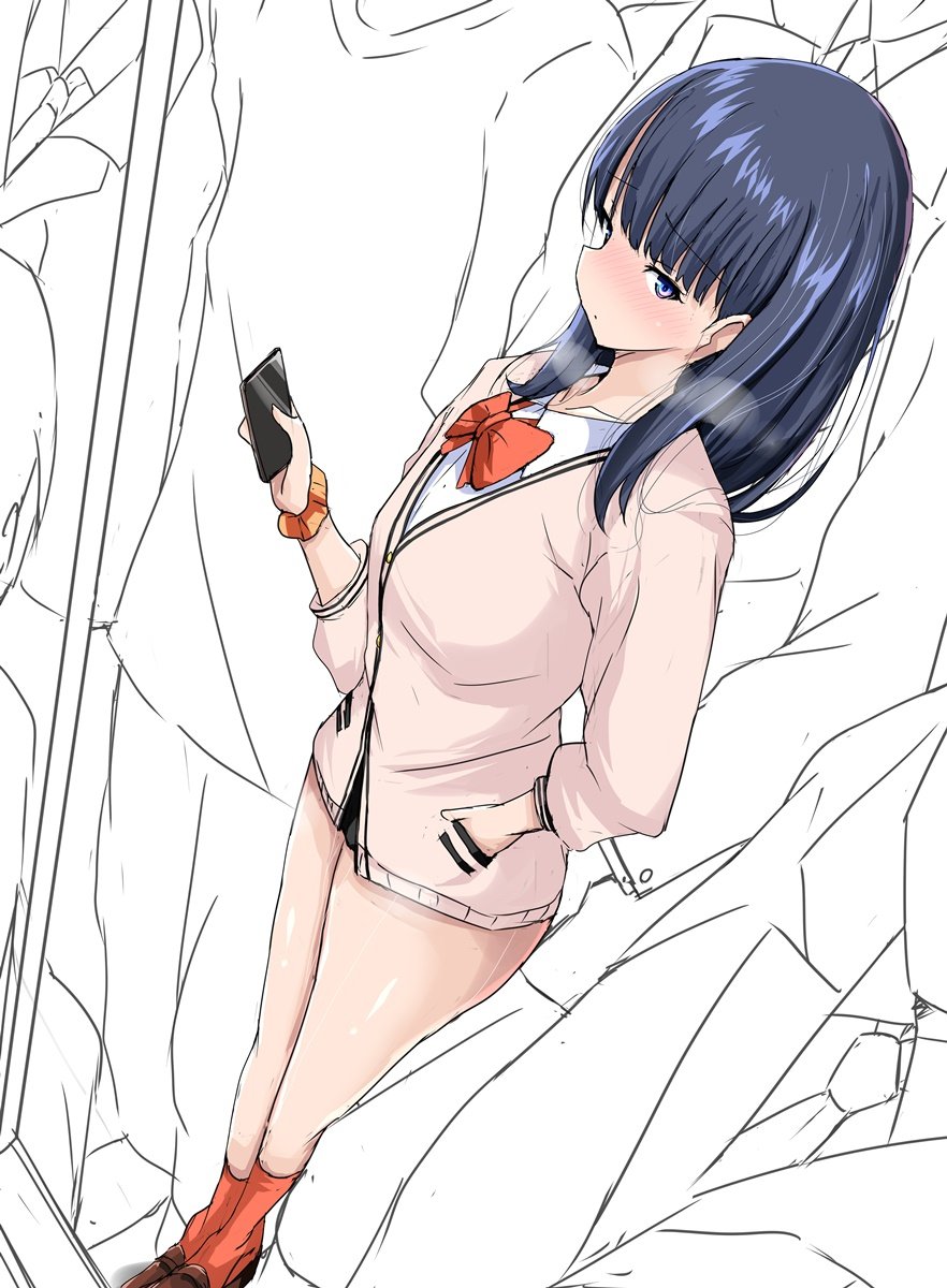 #これを見た人は俯瞰絵を貼る見た人もやる
痴漢、ダメ…! 
