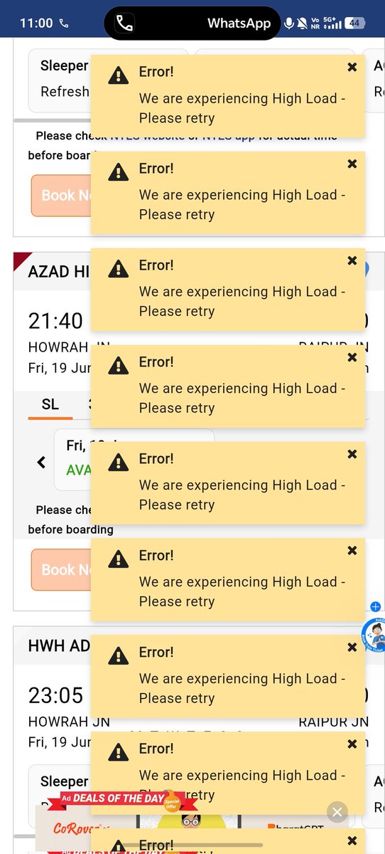 bptiwari32's tweet photo. @SyedMoh16047221 @IRCTCofficial @RailMinIndia Same problem that irctc never fix https://t.co/WLcLCkFGn1