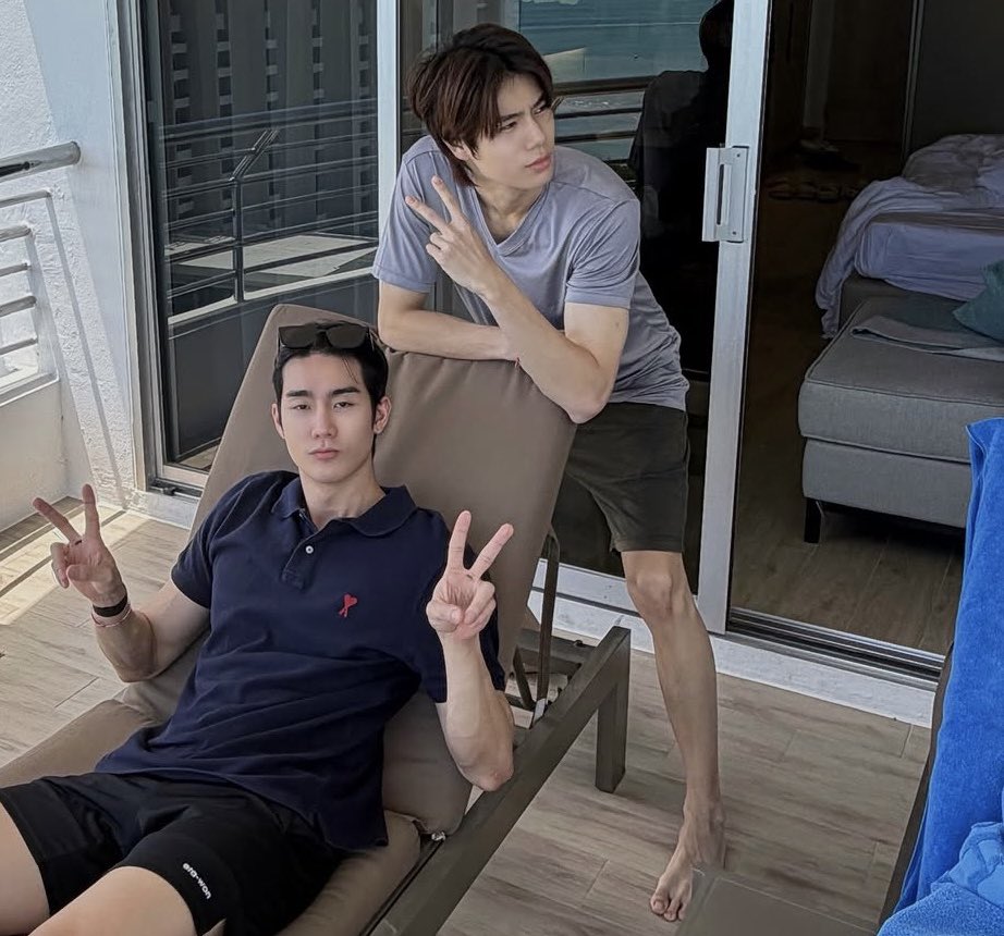 kokornki's tweet photo. ขอบคุณพี่ฟอสที่ไปปลุกน้องภูวินเป็นเพื่อนปอนด์นะคะ😂 https://t.co/qSlY202b7P
