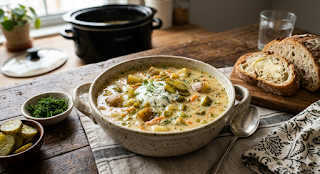 valuepackstore's tweet photo. How to Make Delicious Slow Cooker Dill Pickle Soup: A Comprehensive Guide
https://t.co/stoiyYtPTh https://t.co/T0Yqog1m7g