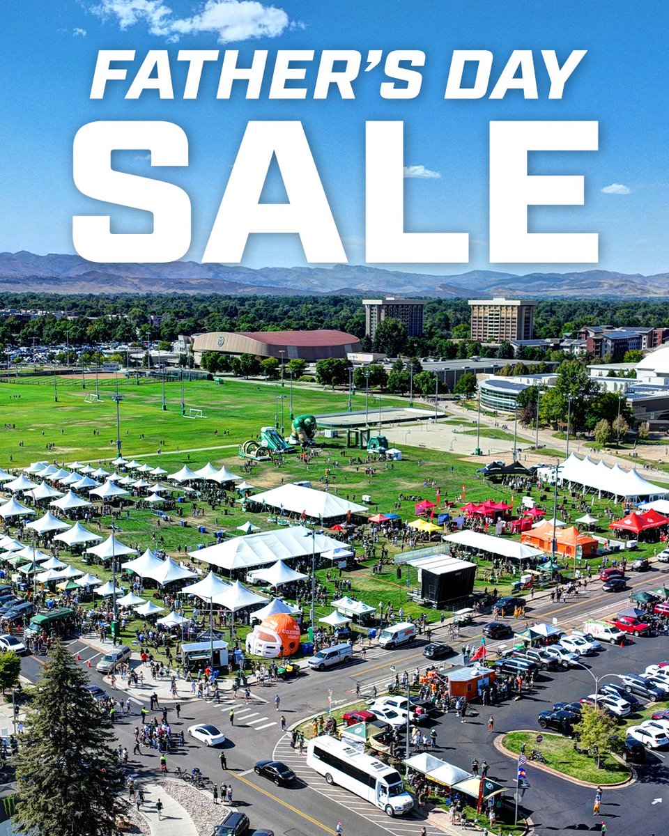 CSUFootball's tweet photo. No better gift for Dad than a fall Saturday at Canvas. 🔥🏈

Celebrate Father’s Day with discounted lower-level tickets + parking for Homecoming vs. Oregon State on Oct. 3.

Kickoff is set for 4 PM - use code 𝗗𝗔𝗗𝟮𝟲.

🎟️ Get your tickets now » https://t.co/JfeU0WDYik https://t.co/dbhKB8VGHZ