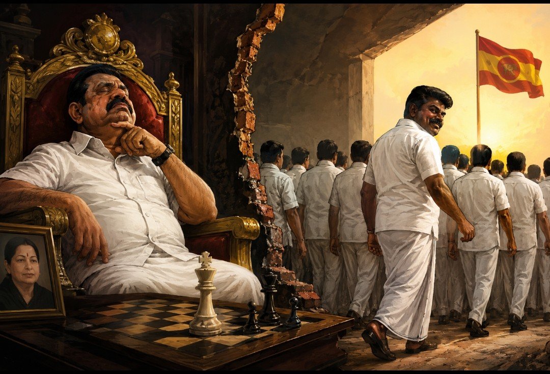 pearsonlenekar's tweet photo. "AIADMK didn't lose Vijayabaskar to TVK. It lost him to its own indecision and ego"

With C. Vijayabaskar's resignation, this is not merely the exit of a former minister or a four-time MLA from Viralimalai. It is the departure of one of AIADMK's last remaining heavyweight leaders in the central region. Almost none left now.

What makes this different from other recent exits is the way it unfolded.

For weeks, Vijayabaskar kept the door open for reconciliation. He held discussions with the party leadership and even delayed handing over the keys of the Pudukkottai district party office, hoping a compromise could be reached. None came.

During that period, he remained visible on the ground attending thanksgiving meetings- voters, family functions, cadre gatherings and local events. Even took his supporters to a tour to Kutralam. Rather than appearing isolated, he ensured his supporters remained close and engaged throughout the uncertainty.

By the time his resignation came, the political narrative in Pudukkottai had already shifted. Many of his supporters had begun viewing him as a leader denied accommodation by the party leadership rather than a leader abandoning the party. Unlike the 4 MLAs from AIADMK exited and joined TVK 

More importantly, Vijayabaskar is not leaving alone.

Along with him, 24 union secretaries, eight town secretaries, around 40 district-level functionaries and several current and former office-bearers are walking out. That is not an individual resignation. It is the movement of a large section of AIADMK's organisational structure in Pudukkottai.

For years, Vijayabaskar built and consolidated AIADMK's presence in the district. Networks of that scale cannot be recreated overnight.

Pudukkottai was one of AIADMK's strongest strongholds. Today, that  stands shaken.

Whether Vijayabaskar formally joins TVK or not, the political direction appears increasingly clear. His supporters have already passed resolutions welcoming such a move.

AIADMK may eventually find another district secretary, another MLA candidate, but rebuilding the political ecosystem that is to walk out with Vijayabaskar could take years.

#AIADMK #Vijayabaskar #Pudukkottai #TVK #TamilNaduPolitics #EPS
