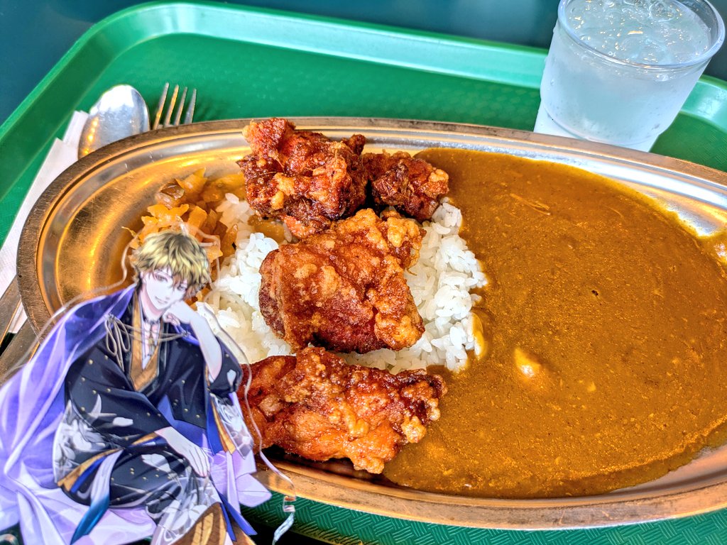 tanuko_ch's tweet photo. 今日のランチ🍽 
ラッピのチャイニーズチキンカレー🍛 https://t.co/C86wCehiHg