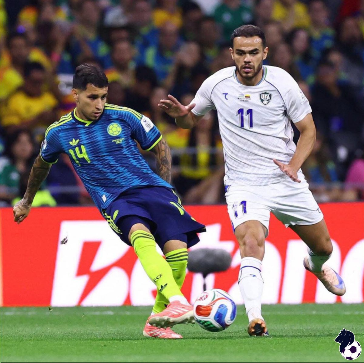 ftejerina5's tweet photo. Gustavo Puerta entró como titular en el debut de Colombia y jugó 80 minutos en la victoria 1-3 🆚 Uzbekistán 

📊 Su partido en datos:

📌 1 asistencia de gol
📌 45/52 pases acertados (87%)
📌 31/35 pases en campo rival (89%)
📌 2 pases clave
📌 1 intercepción
📌 4 recuperaciones https://t.co/q6MCmyRt87
