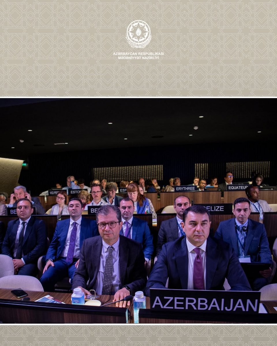 culture_gov_az's tweet photo. Azərbaycan 2003-cü il UNESCO Konvensiyasının Baş Assambleyasının 11-ci sessiyasında təmsil olunub.

Ətraflı: https://t.co/hjsHlDDADK https://t.co/SxmIPfwxtR