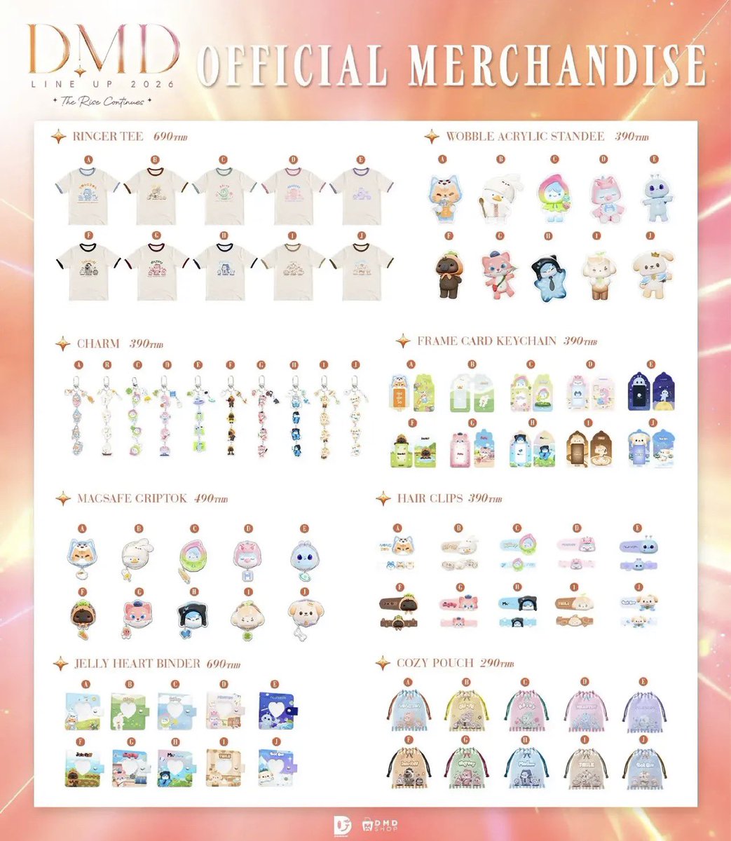 JiJee45's tweet photo. รับหิ้วค่ะ +20 ทุกชิ้น
แรนด้อม ❌

#TheRiseContinuesMerch 
#DMDCharactersMerch 
#DMDLINEUP2026SOON 
#domunditv https://t.co/MRmYnitNvI