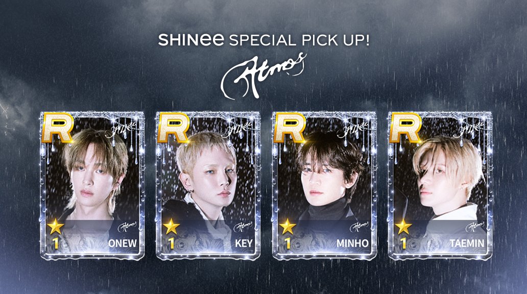 SSM_JP_Official's tweet photo. 💗 #SUPERSTAR_SMTOWN カード追加 💗

SHINee の新しいカード『Atmos』を追加🎵
今すぐログインしてチェックしましょう😎✨

🔽 #シュスエム を開く 🔽
https://t.co/aPVoJAJSeX

#SHINee #샤이니 
#Atmos #SHINee_Atmos https://t.co/bJnQYtq3vV