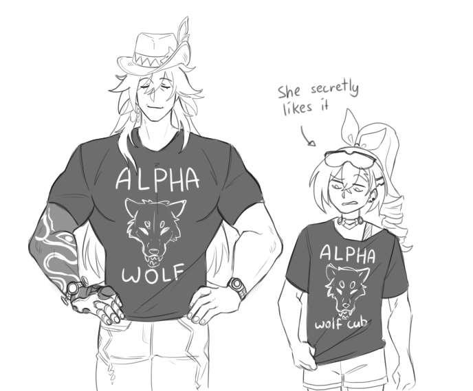 riccaunc's tweet photo. @lox_kakojto @timelyashblade those two wolves are so cringe
(srry, i had to) https://t.co/uQzsHtD50V