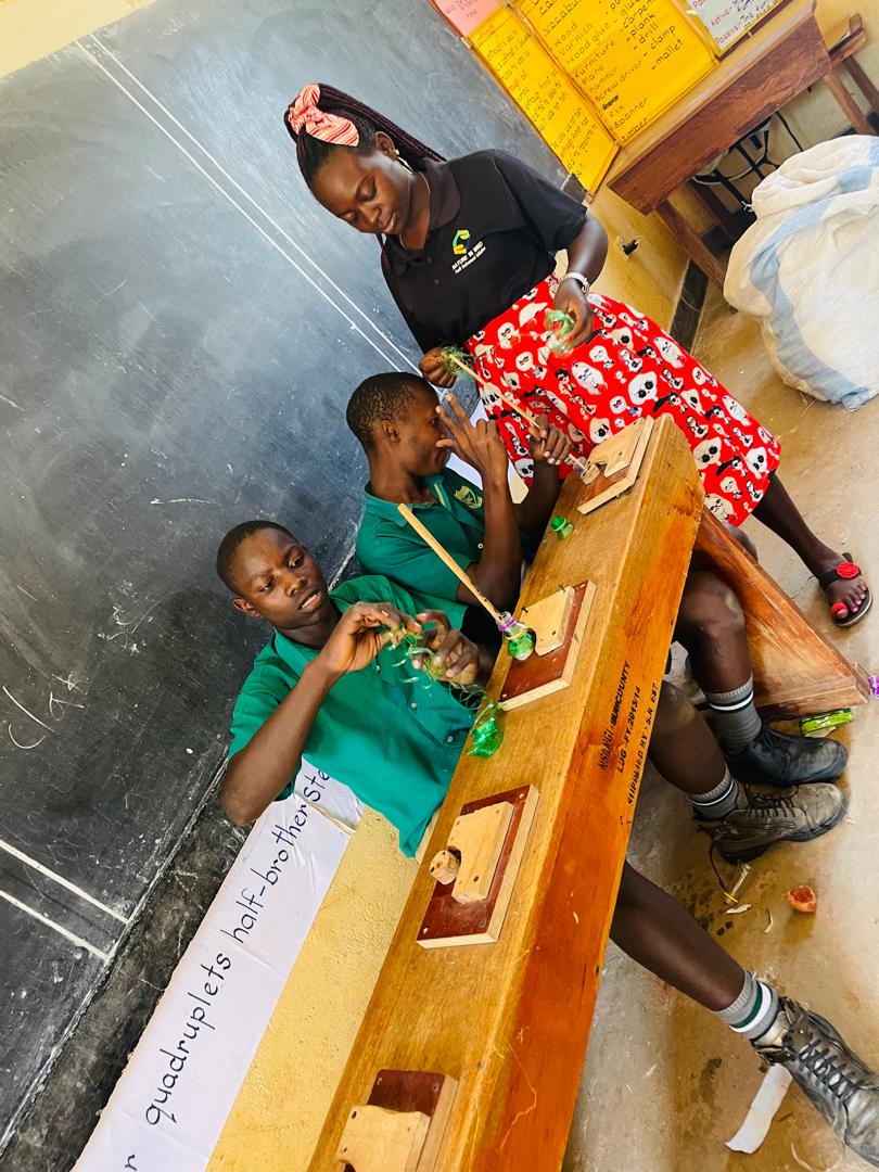 NATUREINMIND256's tweet photo. Today at St.Aloysious Primary School Kyengera. 
We are heading a Greenskilling Movement amongst young learners  and  the deliverables are amazing to see.@KizitoGodfreyM @AliDidaat @buyeforum @TeddyNabakoozaG https://t.co/RD1DSyhxdw