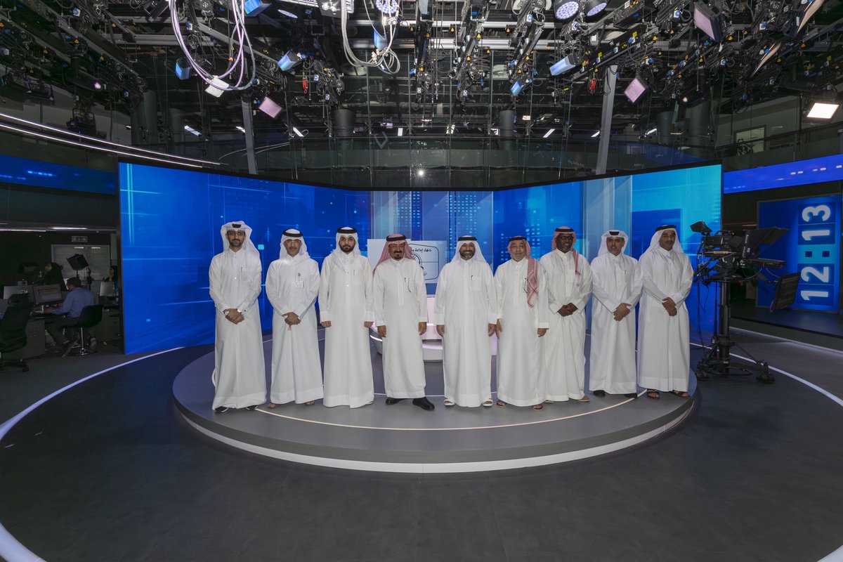 AlArab_Qatar's tweet photo. استقبلت المؤسسة القطرية للإعلام، ممثلةً في تلفزيون قطر وقناة QBC الاقتصادية والإذاعات الناطقة بغير اللغة العربية التابعة لإذاعة قطر، سعادة الدكتور عبدالرحمن بن عبدالعزيز الهزاع، المدير العام لجهاز إذاعة وتلفزيون الخليج، وذلك للاطلاع على أحدث التقنيات والاستوديوهات بالمؤسسة.

#جريدة_العرب  #قطر  @qmc_qa