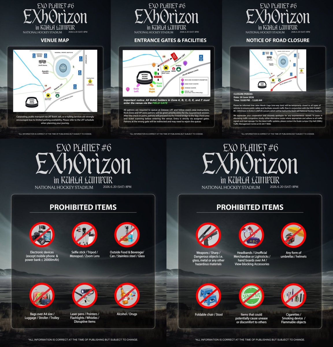 MyKpopHuntress's tweet photo. EXO PLANET #6 – EXhOrizon in KUALA LUMPUR 🇲🇾 | CONCERT GUIDE

📅 20 JUNE 2026 | SAT | 8.00PM
📍 National Hockey Stadium

by @StarplanetSB @StarPlanetMY

#EXOPLANET6 #EXO #EXOinKL #EXOinMY #EXHORIZONinMY #EXHORIZONinKL https://t.co/GPIe5mT8ea