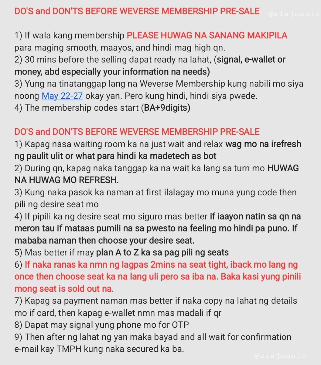 SisJoonie's tweet photo. If feel doubt, please dont take a risk...

🍀Goodluck to all Filo Armys, ticket dust to us🍀 https://t.co/8GjgVKT2Rv