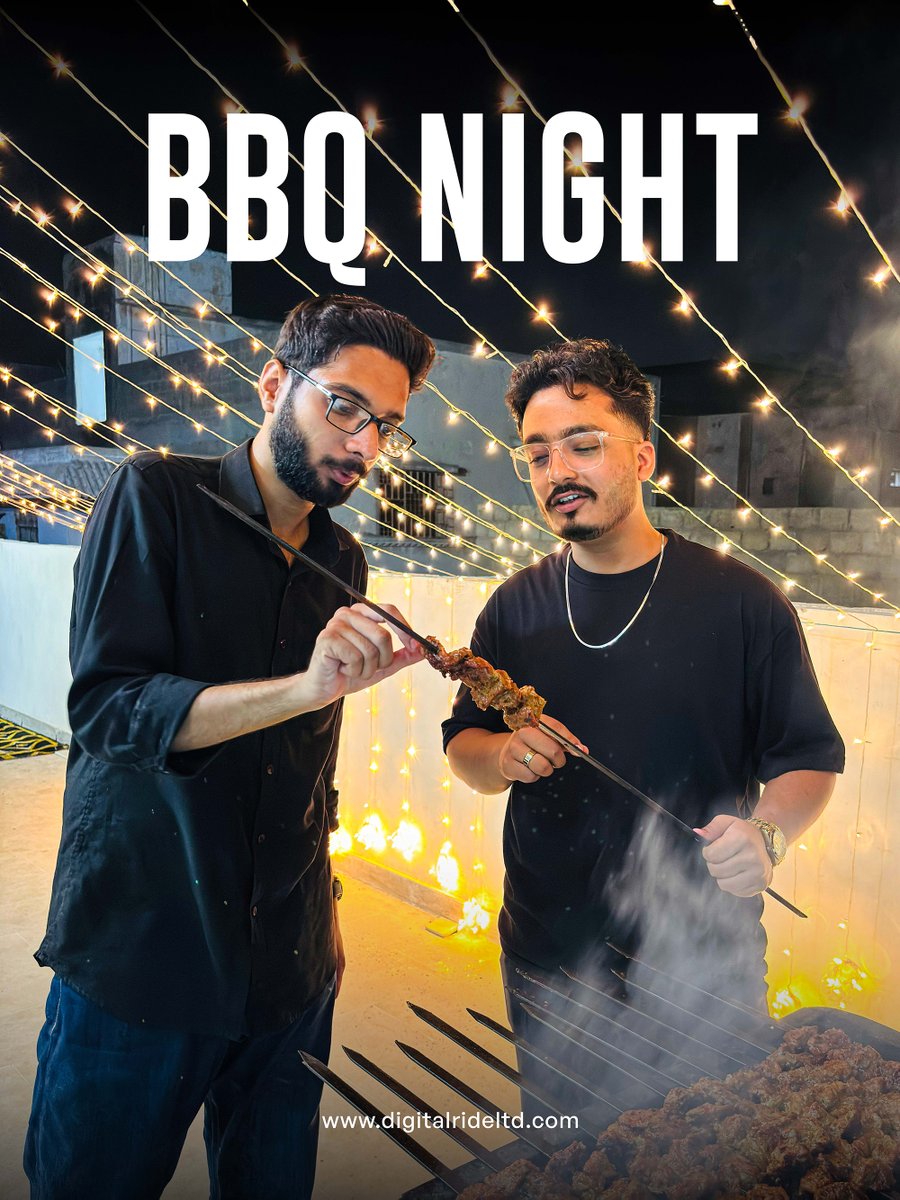 digitalride_ltd's tweet photo. Work hard, Grill harder 🤩
BBQ night with the Digital Ride squad = food, fun, and pure vibes! Grateful for this amazing team that knows how to balance deadlines with delicious bites and laughter. 
#DigitalRide #BBQ #TeamBonding #WorkCulture #BBQNight https://t.co/azjdGuPnQK