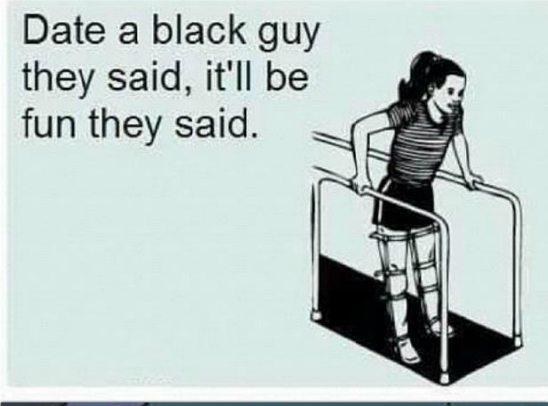 bubber_lubba's tweet photo. @abdoasaad12 Is this a public information warning ⚠️? 
Don't have sex with black men? https://t.co/Y7bp3bawJI