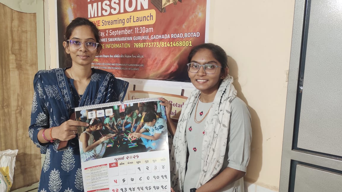 cscbotad's tweet photo. Scientific calendar distribution to school of Botany district...
@dstGujarat @InfoGujcost @Punam_Bhargava @arjunmodhwadia @pavitshah https://t.co/E4uD3CJsbH