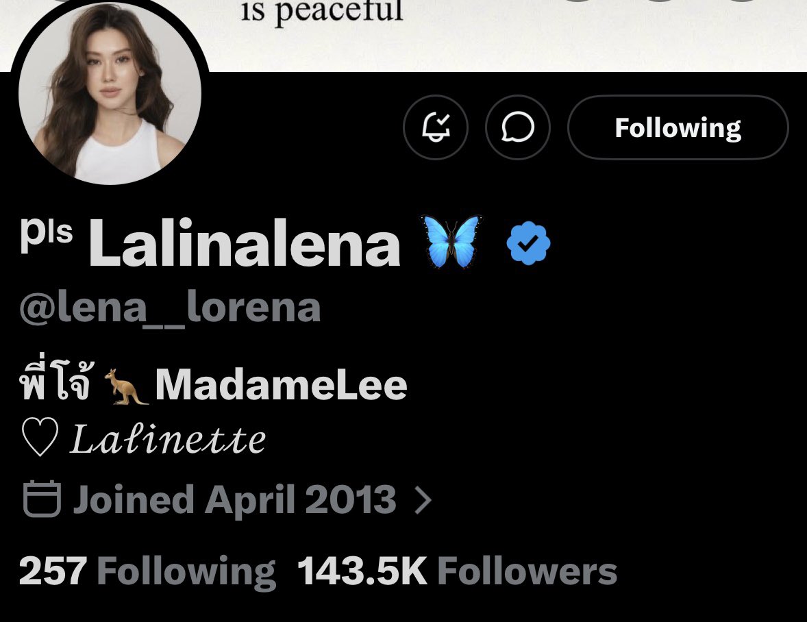 siopao007's tweet photo. “ᵖˡˢ Lalinalena,

Love me, love me, pretend that you love me!

ᵖˡˢ ᵖˡˢ ᵖˡˢ”! Hihihi 🤭

#PLSLoveรักได้ไหม
#LenaMiu #ลีน่าหมิว
#Lalinalena #ลีน่าลลินา https://t.co/DlkWHA200X