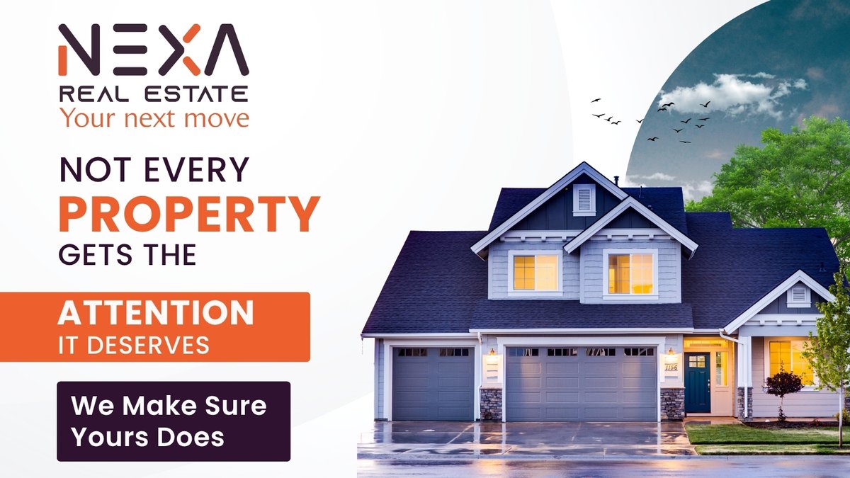 Nexareau's tweet photo. Not every property gets the attention it deserves. At Nexa Real Estate, we make sure yours does.

See what real attention looks like → https://t.co/6VD5DLK584

#RealEstate #PropertyMarketing #NexaRealEstate #YourNextMove #RealEstateAgent https://t.co/mWJOGdrEyg