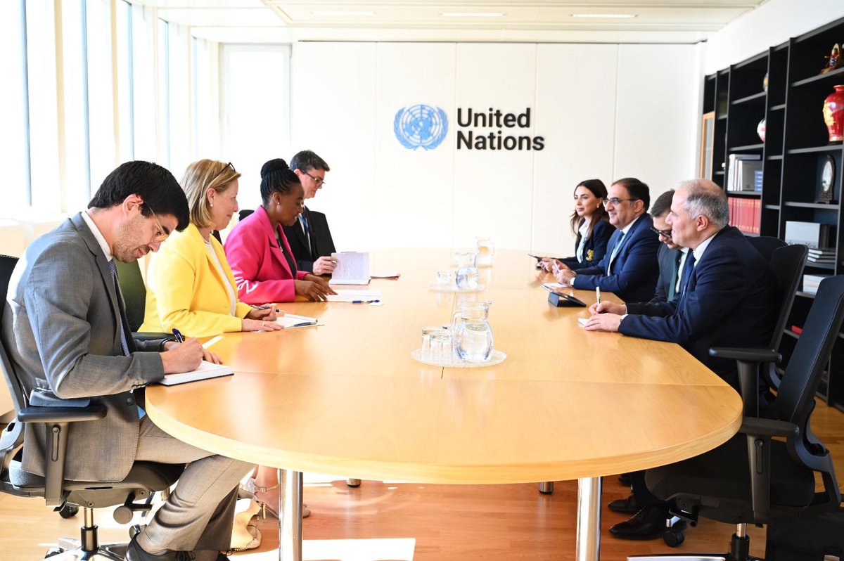 RAbisoghomonyan's tweet photo. Pleased to meet @Monica_Juma_, ED of @UNODC & DG of @UN_Vienna.
Appreciated cooperation btw #Armenia & @UNODC, highlighting our readiness to further expand it, & emphasizing importance of capacity-building projects in 🇦🇲.
Discussed potential collaboration in framework of #COP17. https://t.co/9aHdoukHuC
