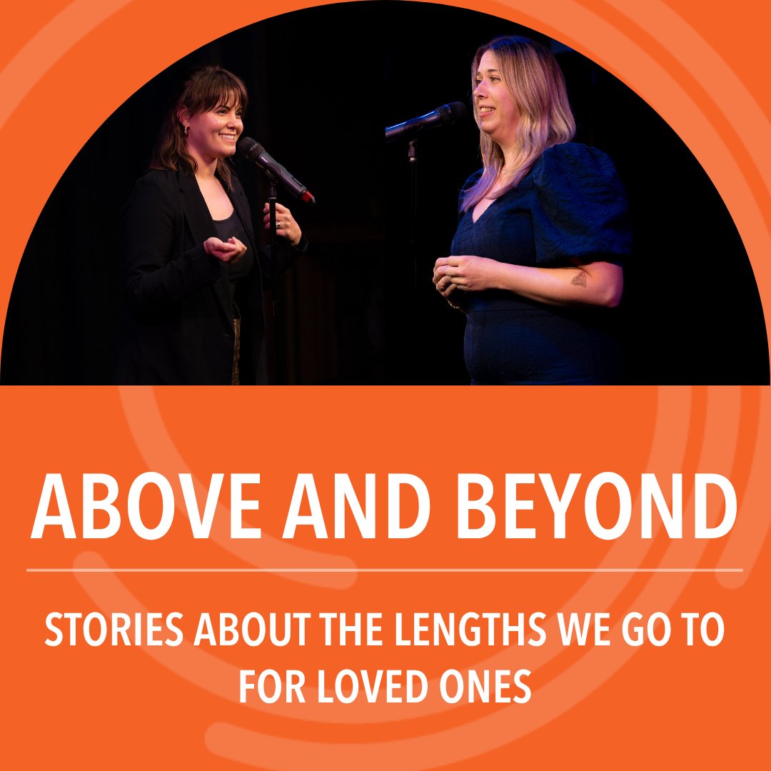 storycollider's tweet photo. Love isn’t always grand gestures.  In tomorrow’s episode, Bailey Swilley and Pam Stepansky share two deeply personal stories about the people who go above and beyond simply because that’s what you do when you love someone.❤️

#ScienceStories #Storytelling #Love https://t.co/IvYN5echIy