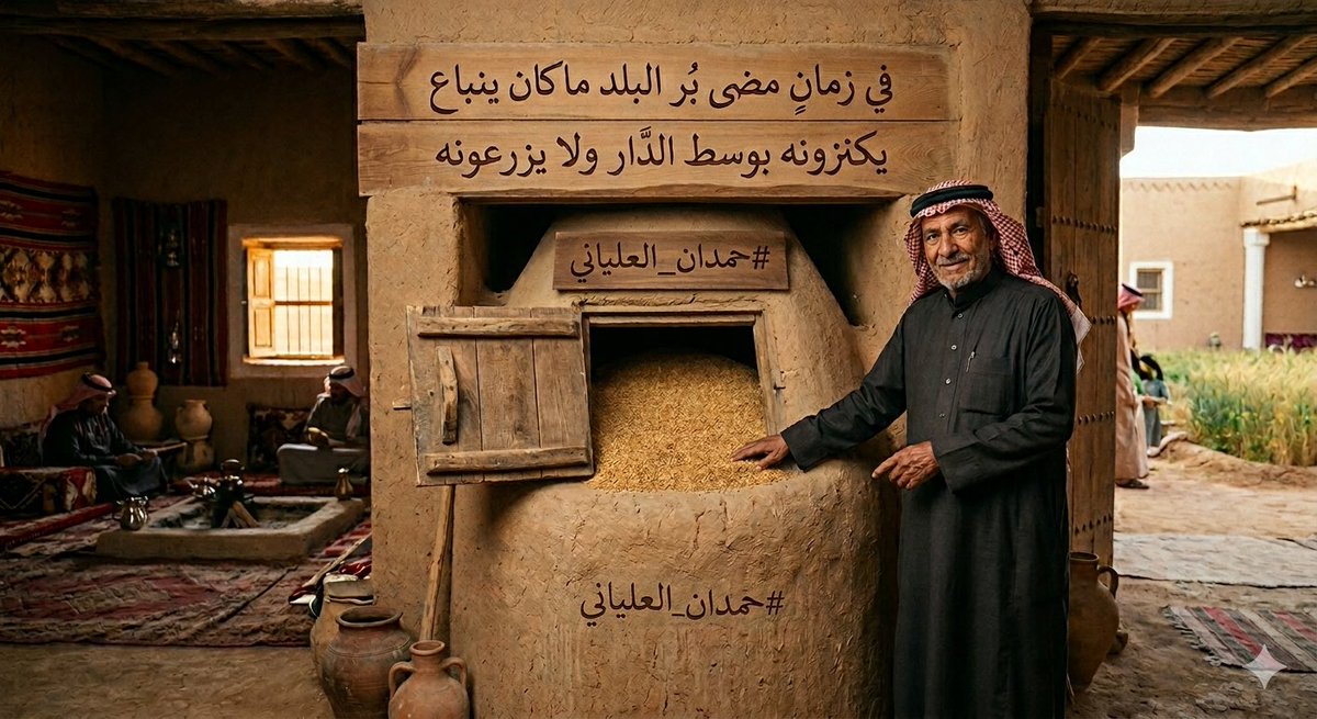 1alelyani's tweet photo. في زمان مضى بُر البلد ما كان ينباع
يكنزونه بوسط الدار ولاّ يزرعونه

#حمدان_العلياني https://t.co/gtCHxTCSCN