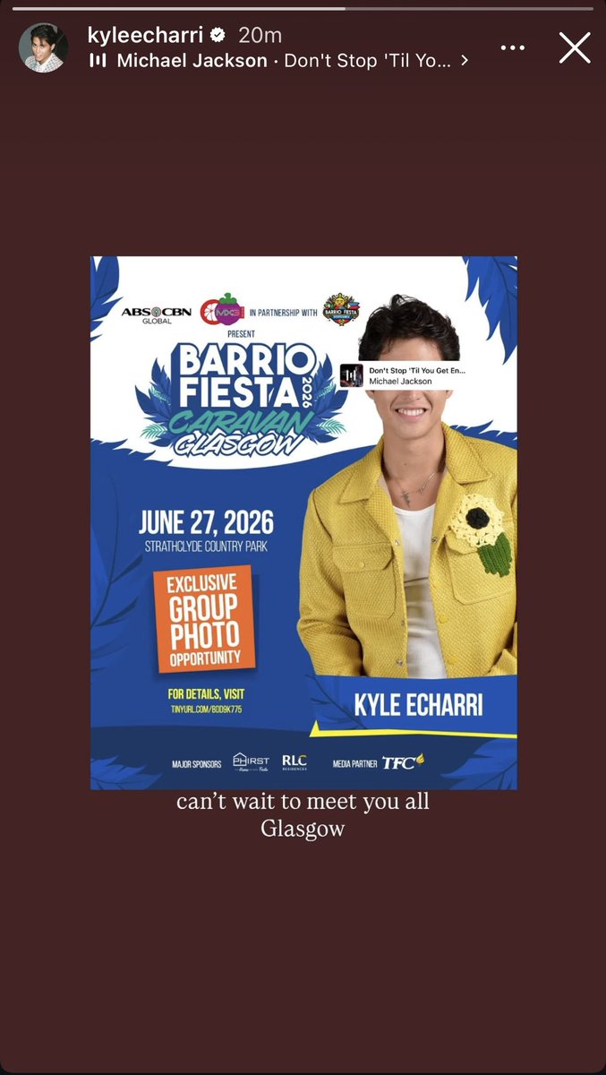 jaybee_kk's tweet photo. Only a few days left until the Barrio Fiesta Glasgow, and we get both of them promoting on the same day?!😍✨
If they’re this hyped, you already know we need to bring twice the energy. Who else is counting the days?🙌🎉

#KaiKyle https://t.co/rluhK1lBBC