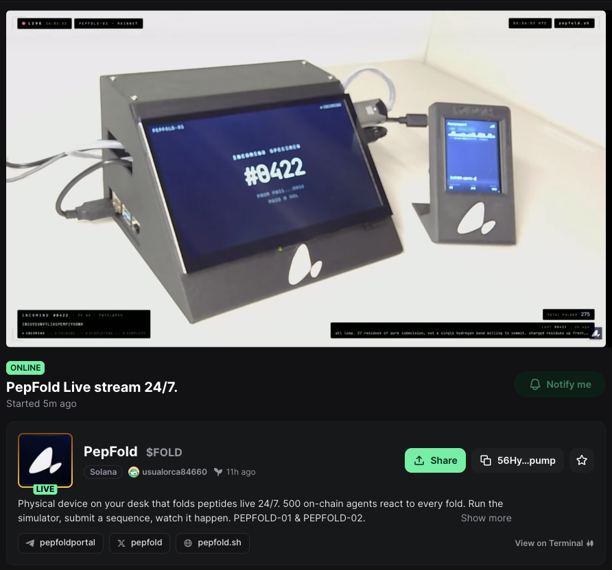 PepFold tweet media