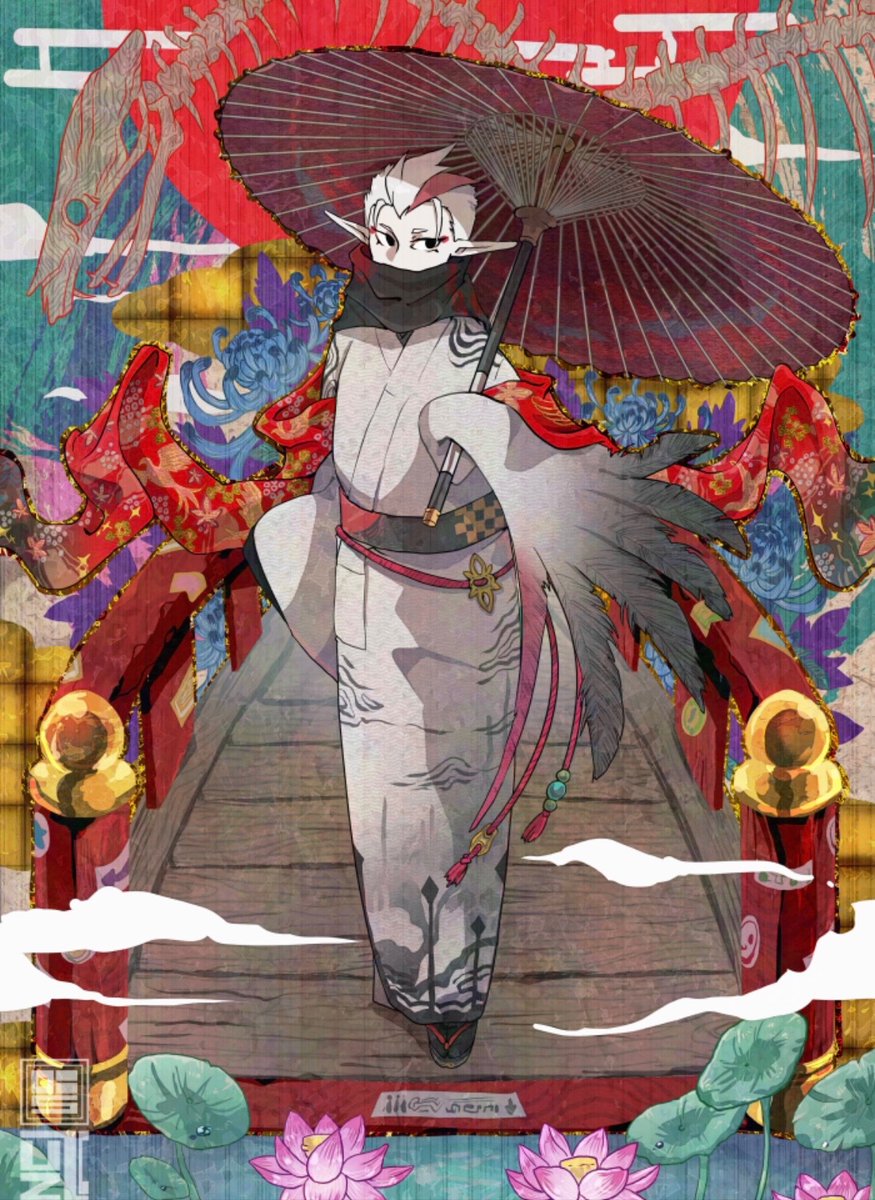 「はなやぎ #illustration #イラスト #oc」|UNZのイラスト