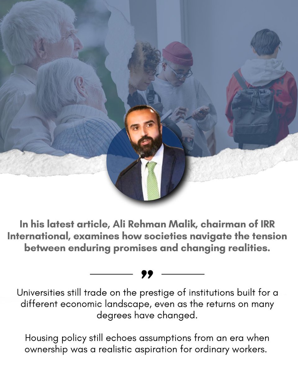 IRR_Intl's tweet photo. The Triple Lock debate is about more than pensions. It raises deeper questions about trust, legitimacy and the future of the social contract. 

How can institutions maintain public confidence while adapting to changing realities?

Read @AliRehmanMalik3’s article: 
https://t.co/k5DiNVDPgZ