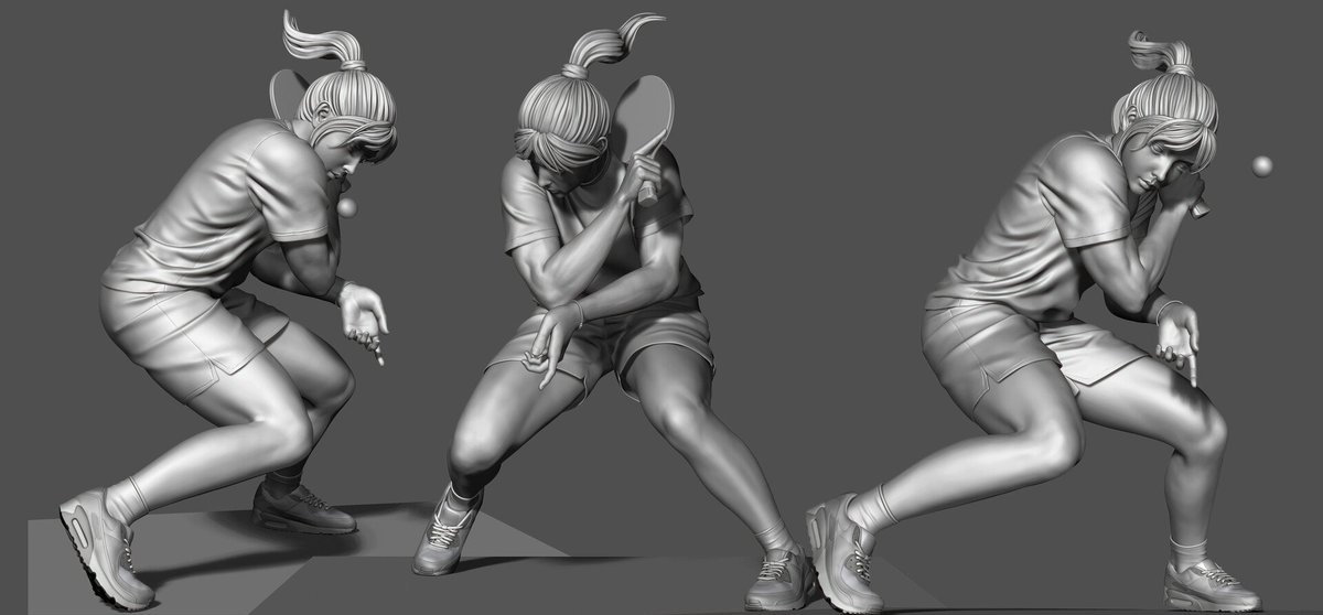 johnson_ar61119's tweet photo. 🏓 From sculpt to final render.
Exploring dynamic sports poses and character presentation. Feedback is welcome!
#3DModeling #GameDev #IndieDev #Hammad_Creator #3DPrinting #3DPrintModel #STL  #CommissionsOpen https://t.co/Ex9Q8BVimm